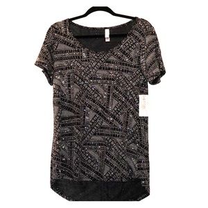 Lularoe elegant New Years Eve S classic T BNWT